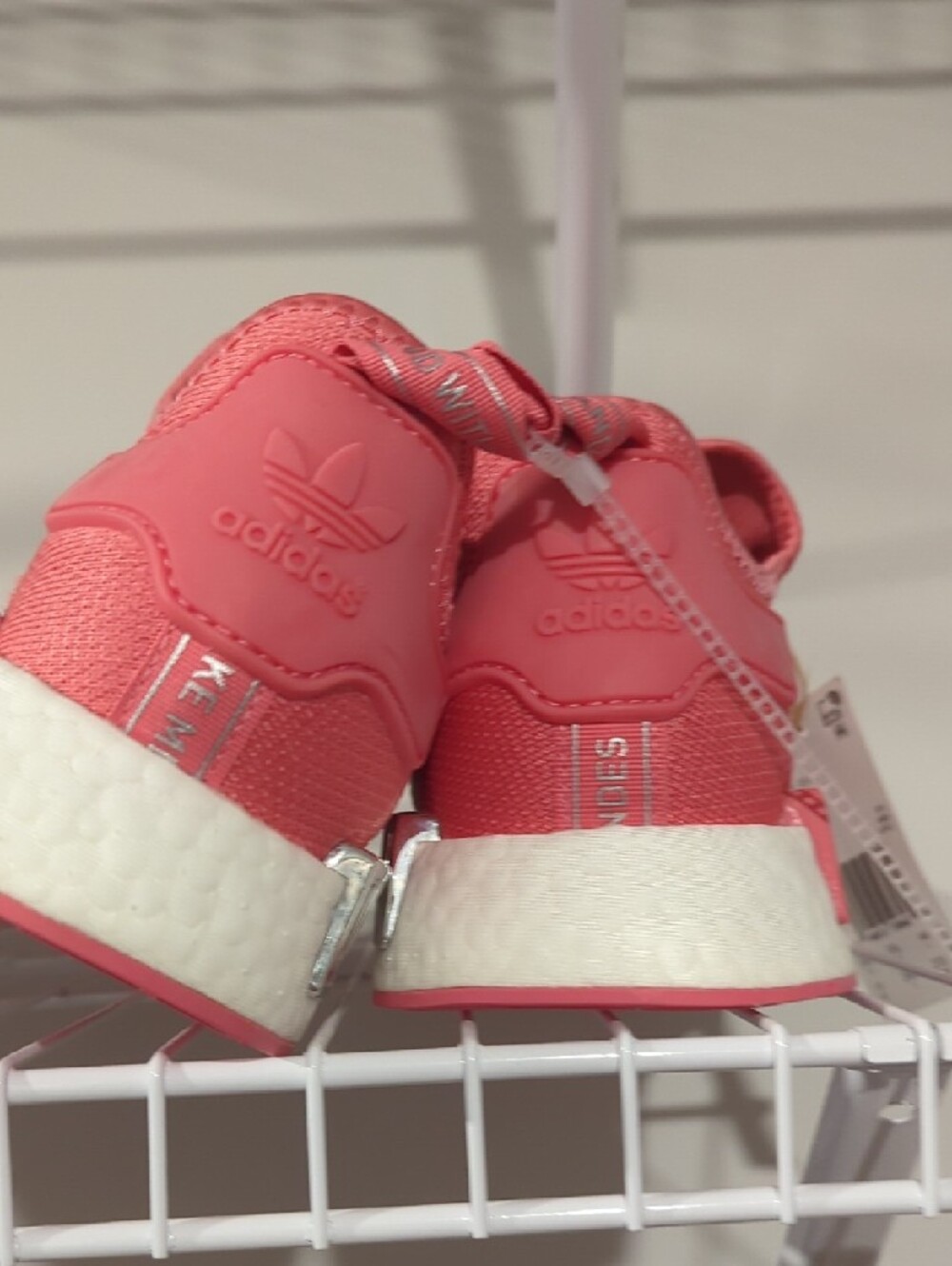 adidas Pink Athletic Sneakers with White Stripes - Picture 6 of 7